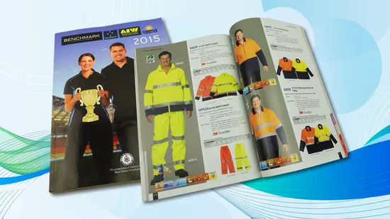 Catálogos para bonés, chapéus com serviço de impressão de abas