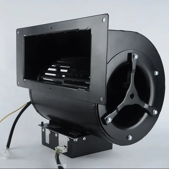 Ventilador centrífugo de gabinete AC DC CE de alta qualidade Ventilador centrífugo de entrada dupla compacto de alta velocidade e alto volume de ar