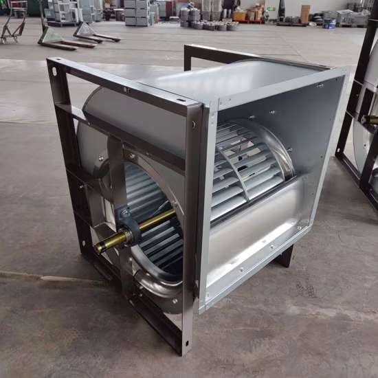 Personalização de rodovia DC/CE Ventilador de exaustão centrífuga sem escova curvado para frente para indústria