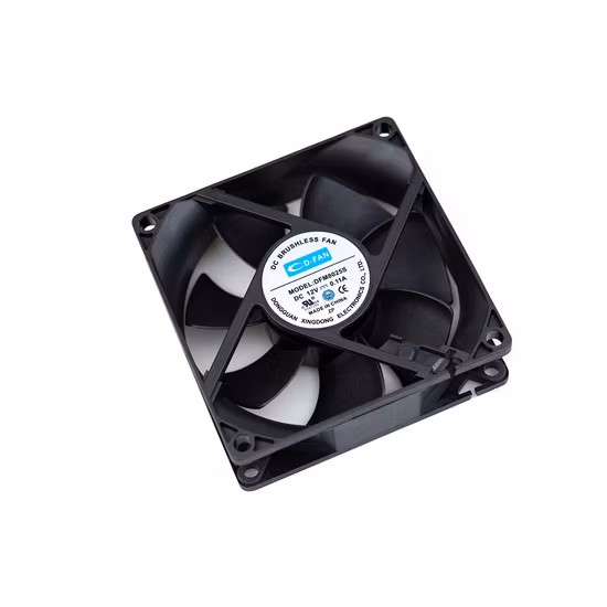 802512V 80mm Ventilação Cfm alta 80X80X25mm Ventilador de resfriamento axial DC